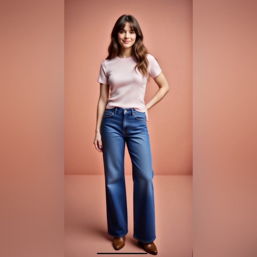 ANTHROPOLOGIE / CLOTH & STONE Ribbed Tee - Picture 7 of 15